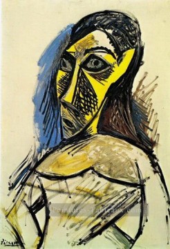Femme tude nue 1907 cubiste Pablo Picasso Peinture à l'huile